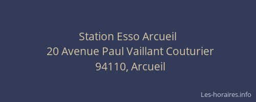 Station Esso Arcueil