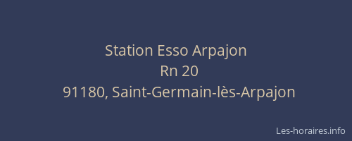 Station Esso Arpajon