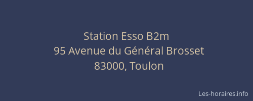 Station Esso B2m
