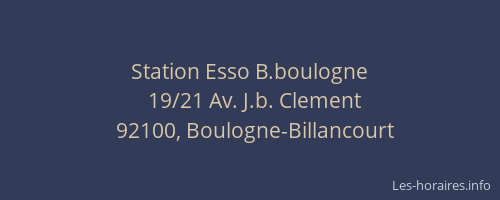 Station Esso B.boulogne