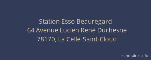 Station Esso Beauregard