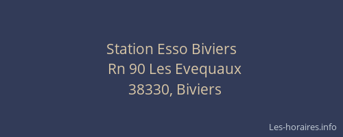 Station Esso Biviers