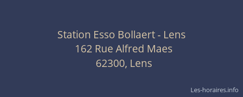Station Esso Bollaert - Lens