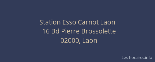 Station Esso Carnot Laon