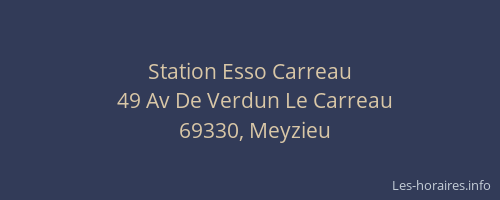 Station Esso Carreau