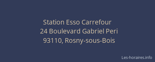 Station Esso Carrefour
