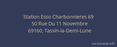 Station Esso Charbonnieres 69