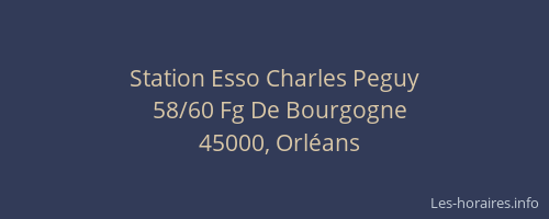 Station Esso Charles Peguy