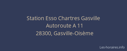 Station Esso Chartres Gasville