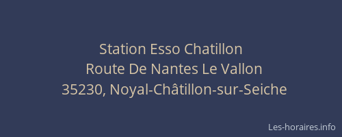 Station Esso Chatillon