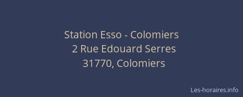 Station Esso - Colomiers