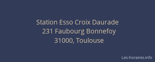 Station Esso Croix Daurade