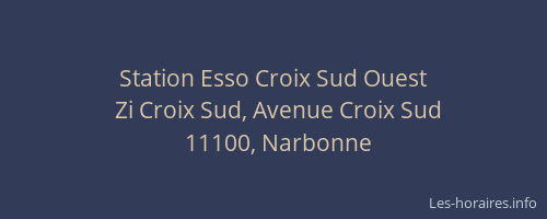 Station Esso Croix Sud Ouest