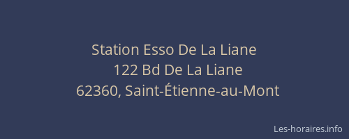 Station Esso De La Liane