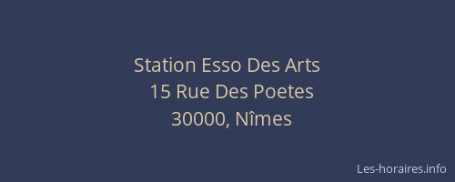 Station Esso Des Arts