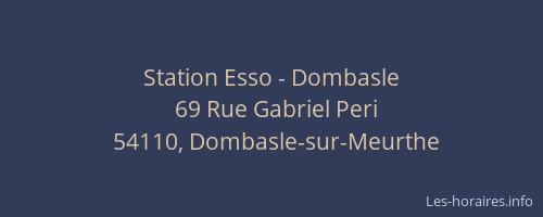 Station Esso - Dombasle