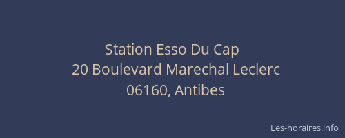 Station Esso Du Cap