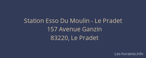 Station Esso Du Moulin - Le Pradet