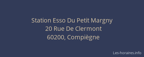 Station Esso Du Petit Margny