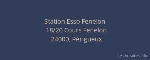 Station Esso Fenelon