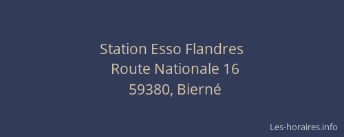 Station Esso Flandres