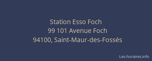Station Esso Foch