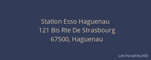 Station Esso Haguenau