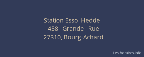 Station Esso  Hedde