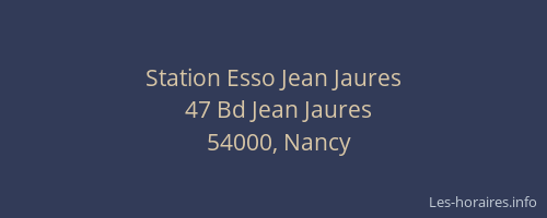 Station Esso Jean Jaures