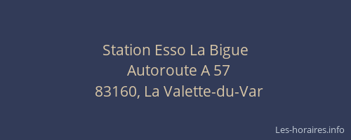 Station Esso La Bigue