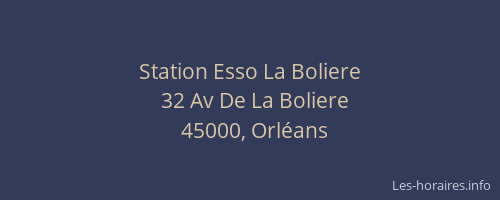 Station Esso La Boliere