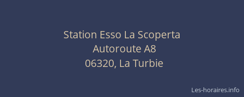 Station Esso La Scoperta