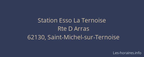Station Esso La Ternoise