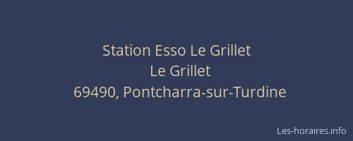 Station Esso Le Grillet