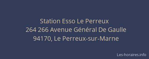 Station Esso Le Perreux