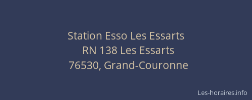 Station Esso Les Essarts