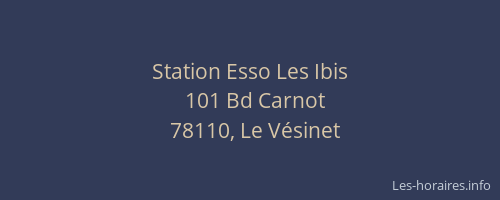 Station Esso Les Ibis