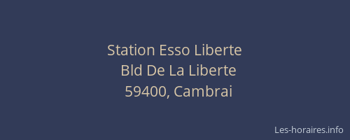 Station Esso Liberte