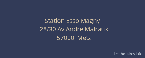 Station Esso Magny