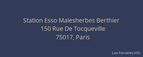 Station Esso Malesherbes Berthier