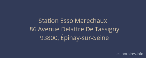 Station Esso Marechaux