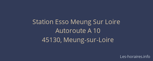 Station Esso Meung Sur Loire