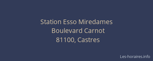 Station Esso Miredames