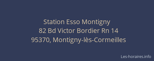 Station Esso Montigny