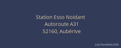 Station Esso Noidant