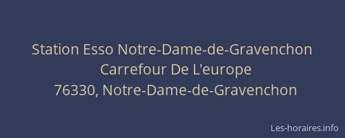 Station Esso Notre-Dame-de-Gravenchon