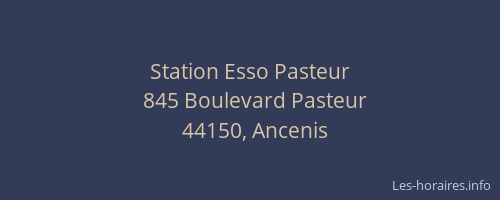 Station Esso Pasteur