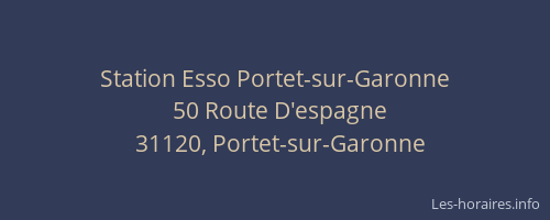 Station Esso Portet-sur-Garonne