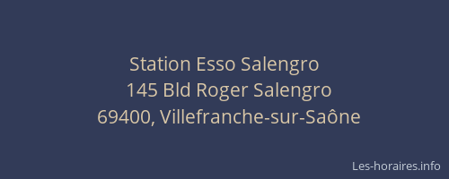 Station Esso Salengro