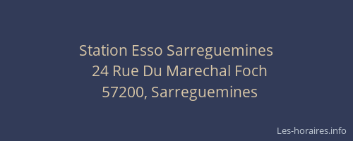 Station Esso Sarreguemines